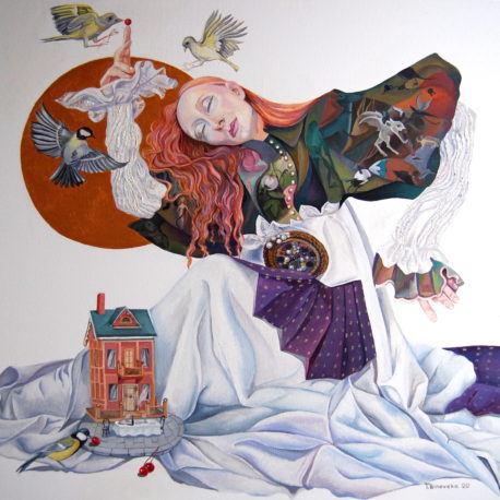 Tatyana Binovska 'Home for my dreams" Oil on canvas 80x100cm, 2020