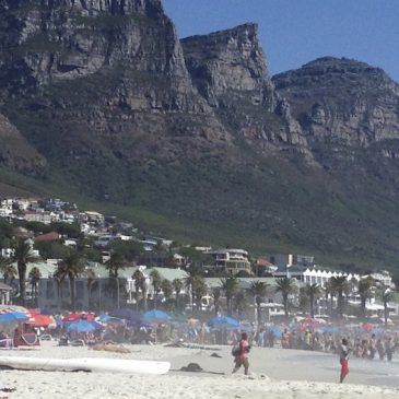 Our weekdays are Camps Bay Beach.