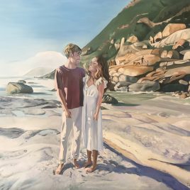 “At Noordhoek Beach” 60x80cm, private collection, Germany.