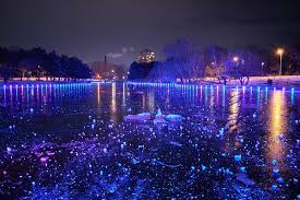 Victory Park in Odesa in winter. 2020